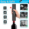 Automatic Electric Wine Opener - Includes Foil Cutter, Battery-Operated, Essential for Kitchen & Bar