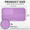 Silicone Dog Lick Mat - Slow Feeder, Bath Distraction, Training Aid, Suction Base, Pet Feeding Supplies