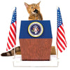 Presidential Podium Cat Scratcher