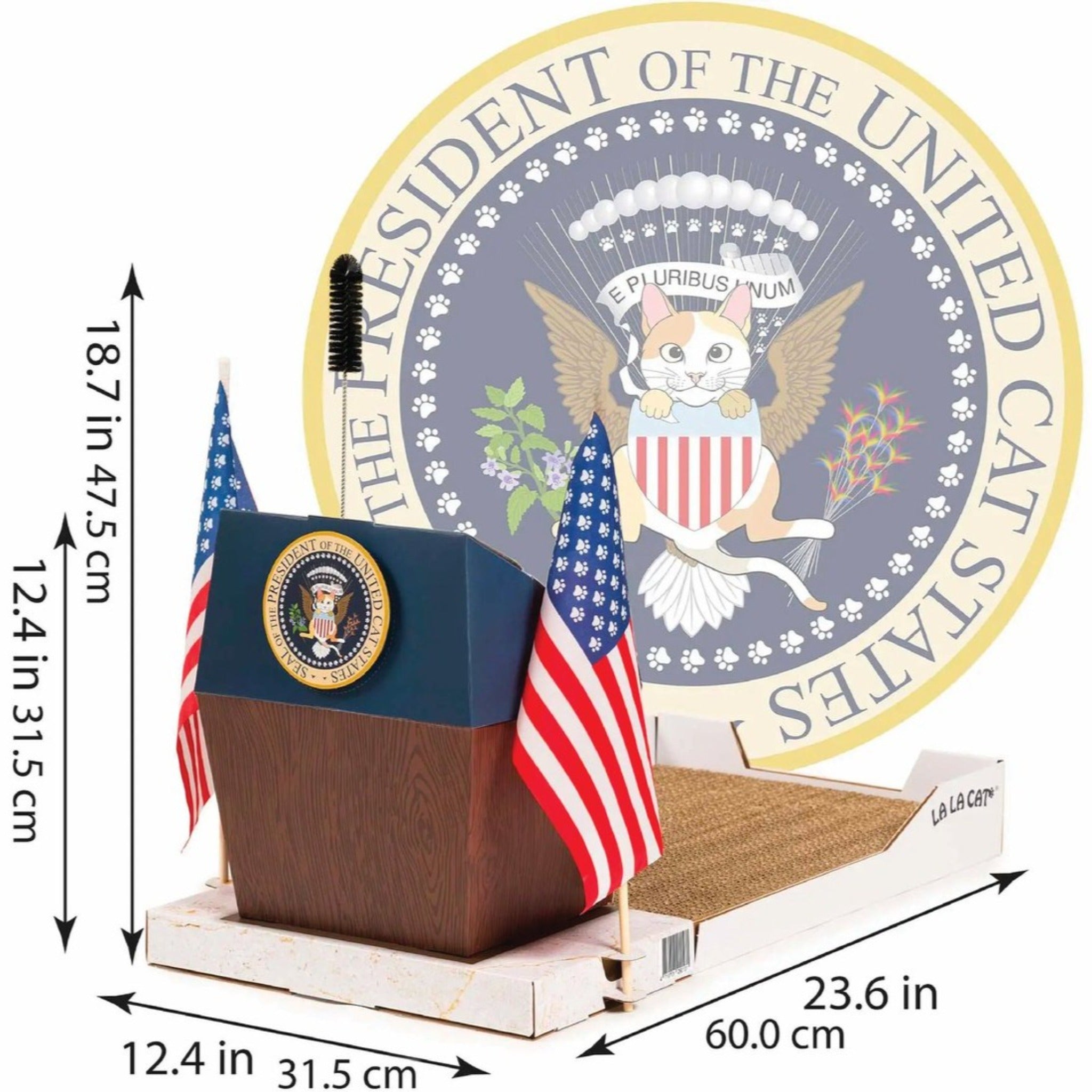 Presidential Podium Cat Scratcher