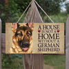 Dog Lover's Wooden Hanging Tag