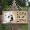 Dog Lover's Wooden Hanging Tag