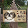 Dog Lover's Wooden Hanging Tag