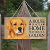 Dog Lover's Wooden Hanging Tag