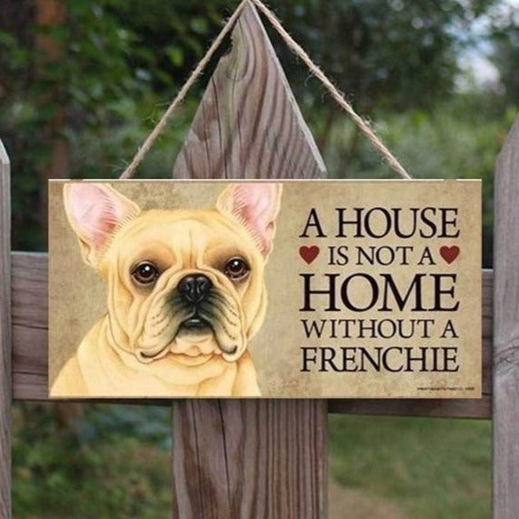 Dog Lover's Wooden Hanging Tag