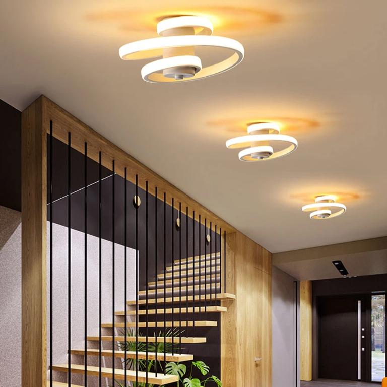 Modern Spiral Ceiling Lamp