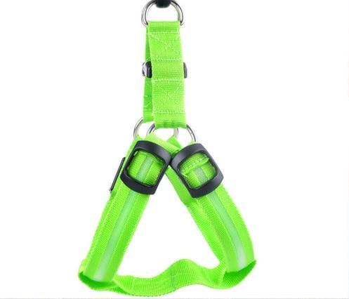 SafetyGlow LED Dog Vest Harness