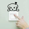 Cute Light Switch Wall Sticker Decal