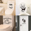 Creative Funny Bathroom Waterproof Stickers