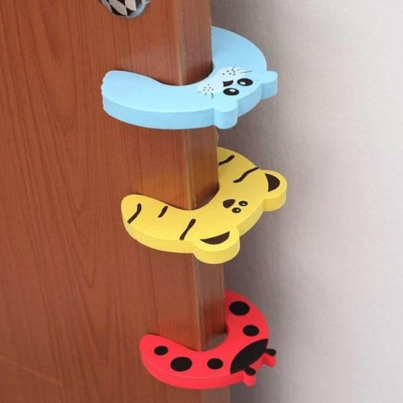 10PCS/Set Children Safety Cartoon Door Stopper