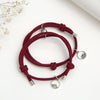 2PCS/Set Stainless Steel Magnetic Couple Bracelet Charms