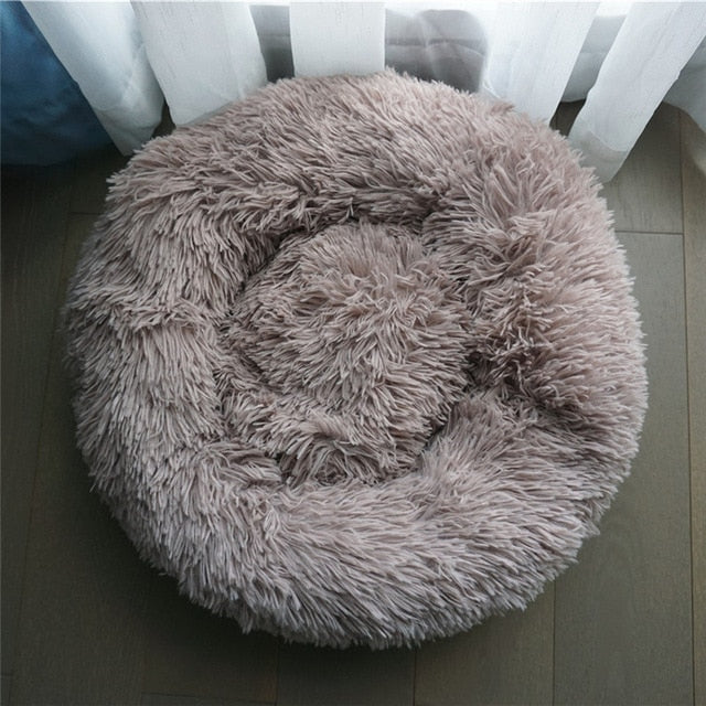 Anti-Anxiety Calming Donut Bed for Dogs and Cats