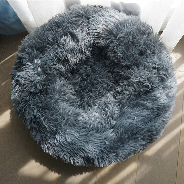 Anti-Anxiety Calming Donut Bed for Dogs and Cats