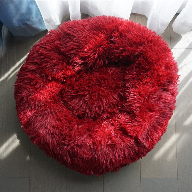 Anti-Anxiety Calming Donut Bed for Dogs and Cats