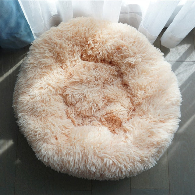 Anti-Anxiety Calming Donut Bed for Dogs and Cats