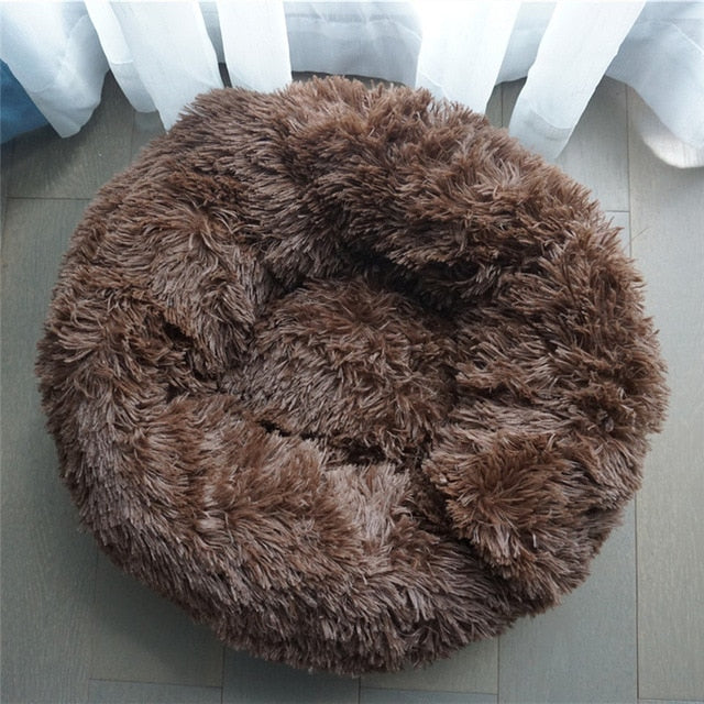 Anti-Anxiety Calming Donut Bed for Dogs and Cats