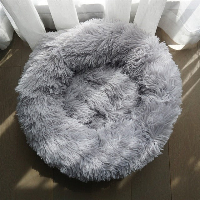 Anti-Anxiety Calming Donut Bed for Dogs and Cats