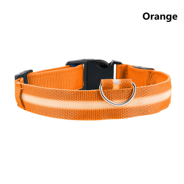 SafetyGlow LED Pet Collar