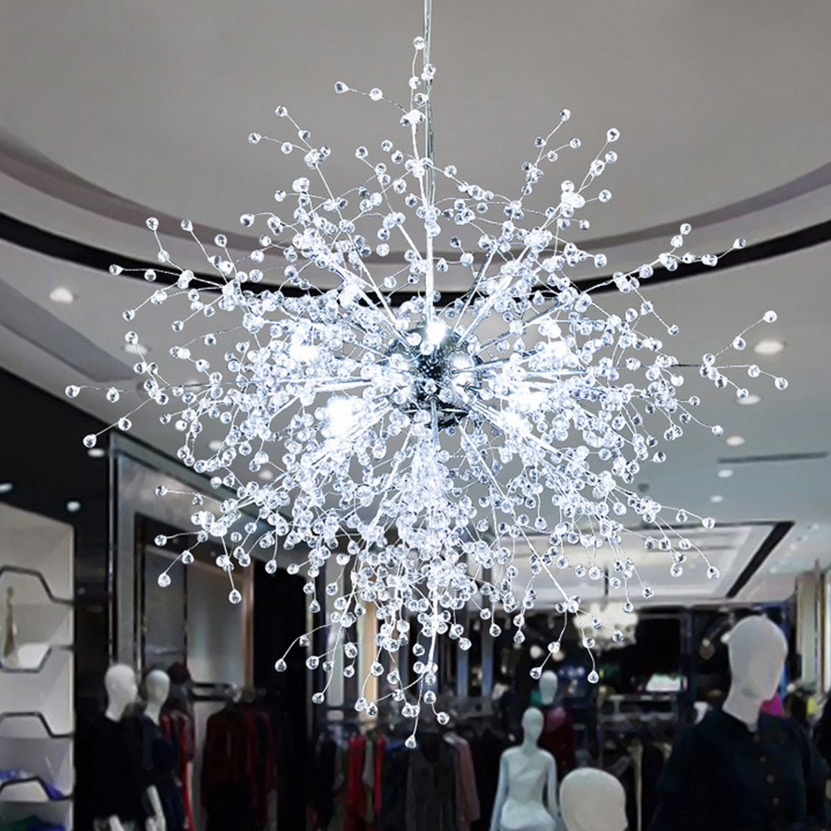 LED Acrylic Dandelion Chandelier